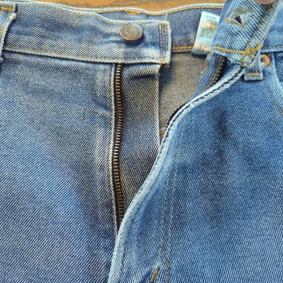 Vintage Y2K Levi’s 517 Boot Cut Jeans Men’s 34‎ x34 Blue Faded Denim - Picture 7 of 16